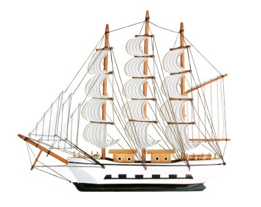 Copy of an old sailing ship clipart