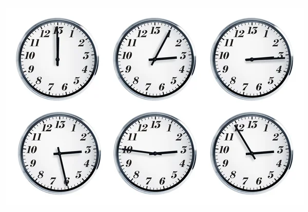 Wall clock with the number thirteen — Stock Photo, Image