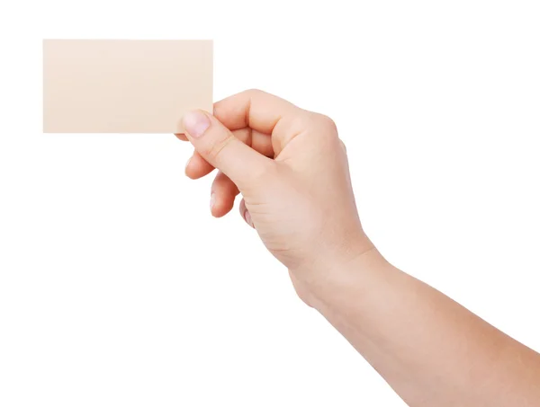 Personal business card — Stock Photo, Image
