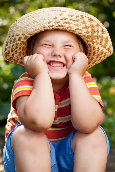 Chłopiec w sombrero — Zdjęcie stockowe