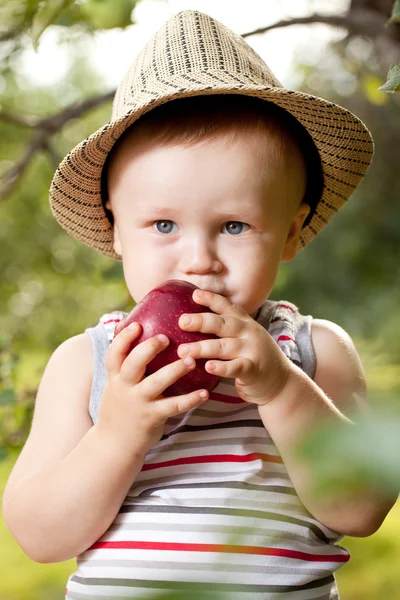 Kid in the hat — Stock Photo, Image