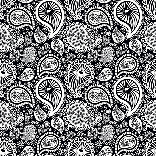 Abstrakt sømløst doodelmønster – stockvektor