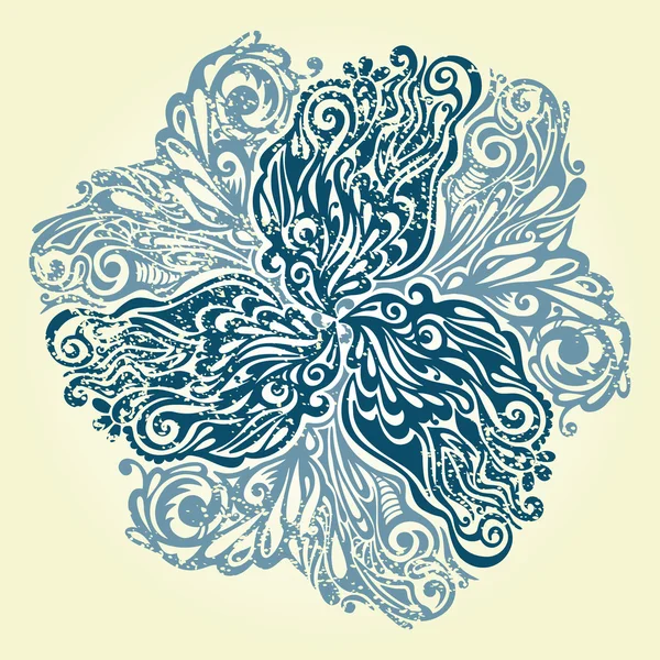 花のデザイン要素のビンテージ スタイル — ストックベクタ