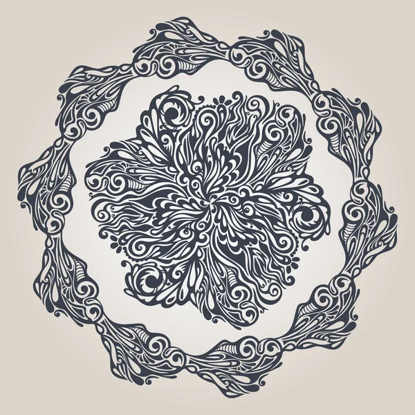Elément de design floral style vintage — Image vectorielle