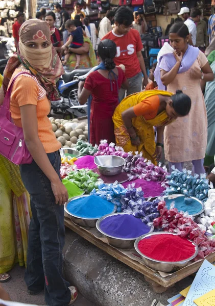 Hindoe festival van holi — Stockfoto