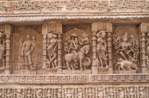 화려한 인도 조각 — 스톡 사진
