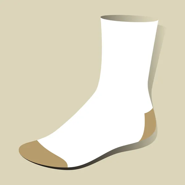 Sock illustration — Stock Vector