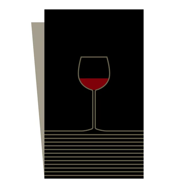 Дизайн винной карты — стоковый вектор