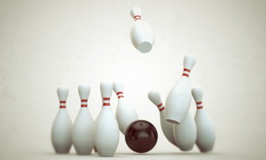 Bowling stuff clipart