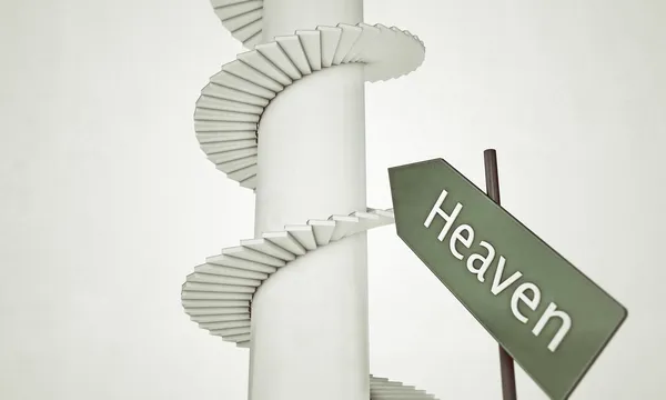 하늘로 가는 계단 — 스톡 사진