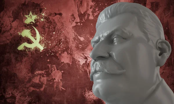 Busto di Stalin — Foto Stock