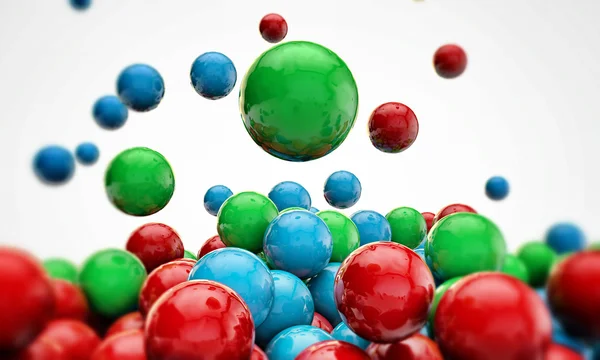Kauwgomballen vallen — Stockfoto