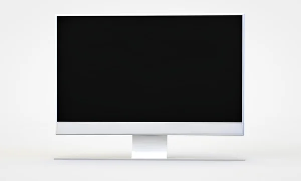 Zwarte tv-scherm — Stockfoto