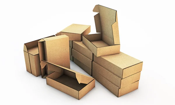 Cajas de cartón — Foto de Stock