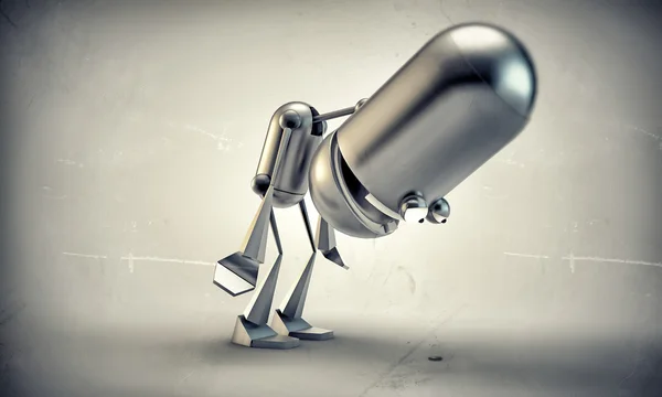 Robô futurista — Fotografia de Stock