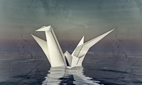 Origami cygne — Photo