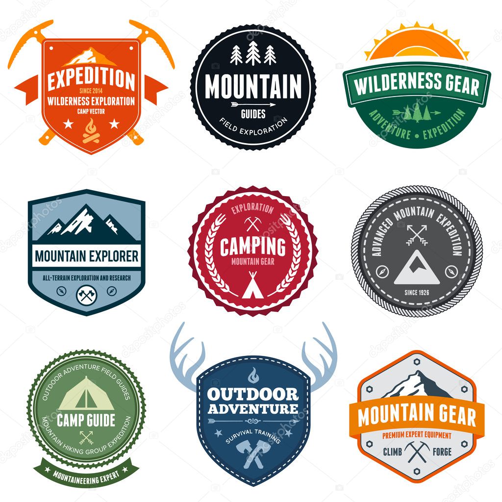 Mountain badges