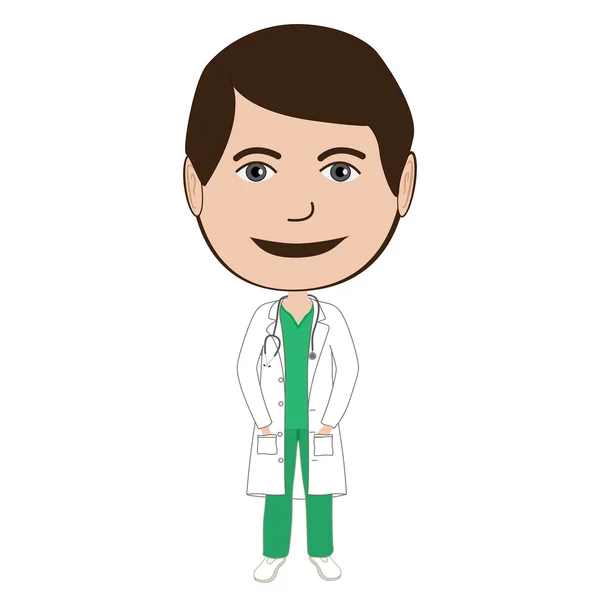 Male-doctor — Stock Vector