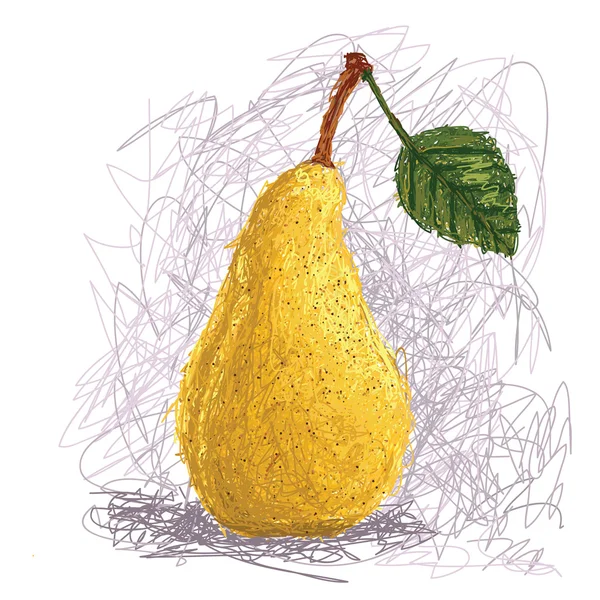Fresh pear fruit — Stock Vector