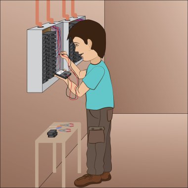 Electrician clipart