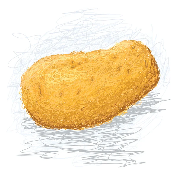 Légumes de pommes de terre fraîches — Image vectorielle