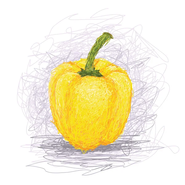 Peperoncino giallo — Vettoriale Stock