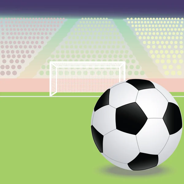 Football, terrain de football — Image vectorielle