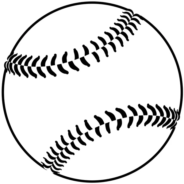 Esquema de béisbol — Vector de stock