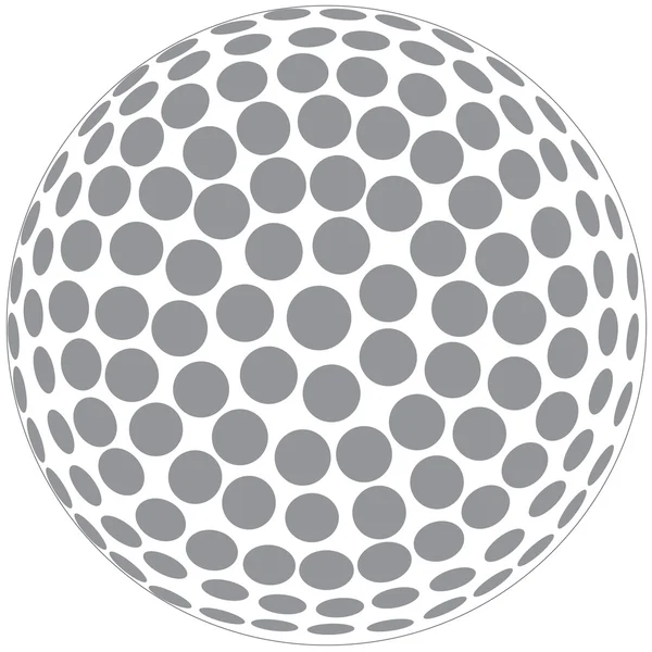 Γκολφ μπάλα περίγραμμα — Διανυσματικό Αρχείο