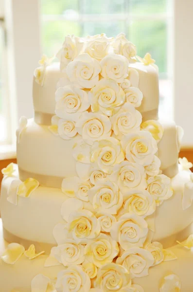 Bröllopstårta detalj — Stockfoto