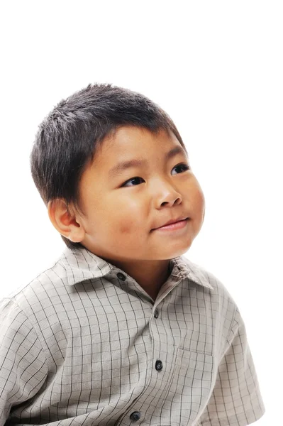 Azjatycki chłopiec dołeczki — Zdjęcie stockowe