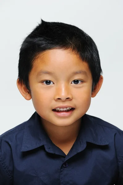 Asian Boy looking at camera — Stock Photo, Image