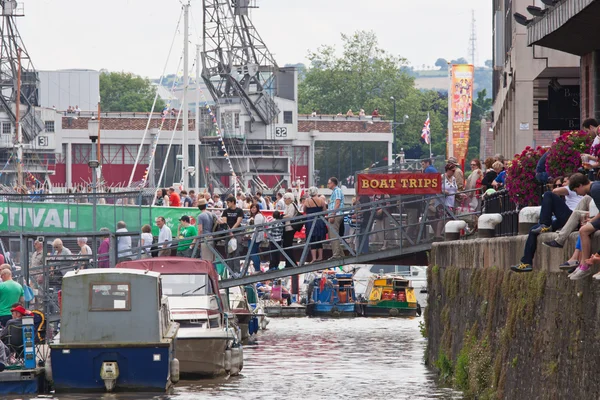 Docks Festival Crowds — Stock Photo, Image