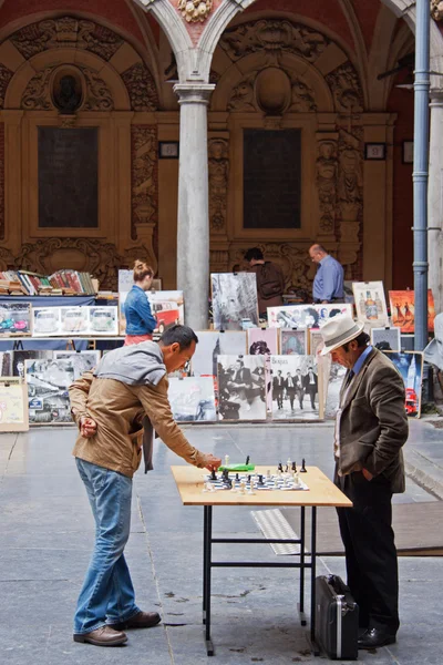 Giocatori di scacchi — Foto Stock