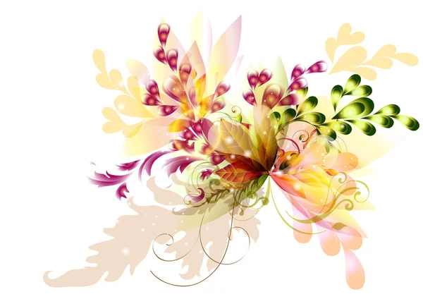 花の抽象化 — ストックベクタ