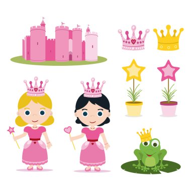 Princess set clipart