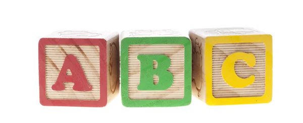 Cubos de letras ABC — Foto de Stock