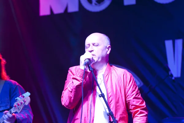 Yordan Karadzhov at motorock fest — Stock Photo, Image