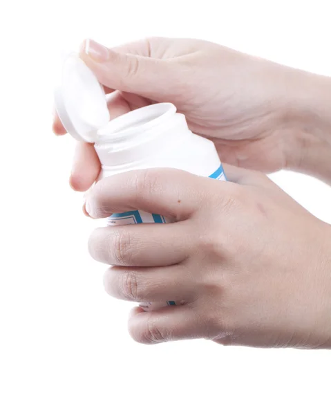 stock image Hand with pills