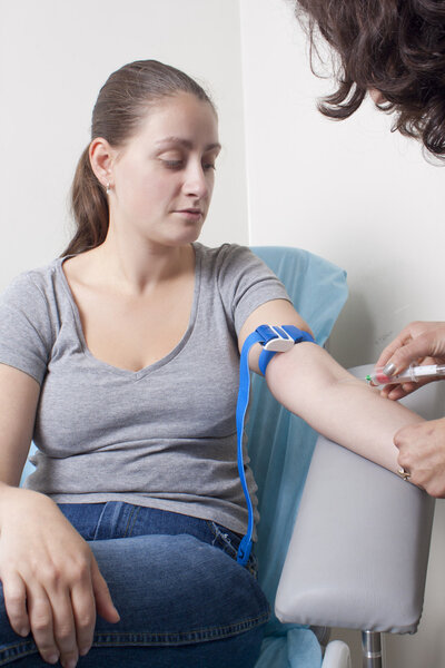 Процедура сдачи крови
