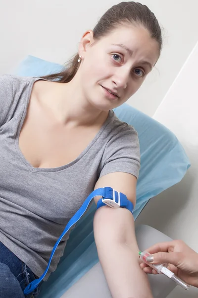 Tekening bloed procedure — Stockfoto