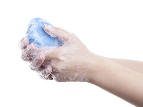 Миття рук — стокове фото