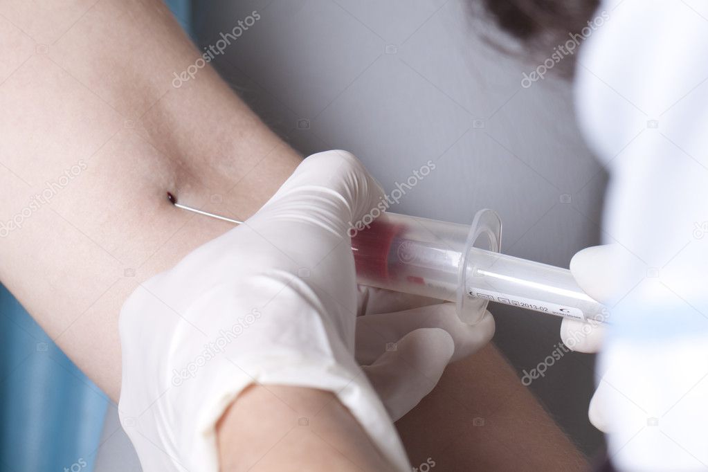 Drawing blood procedure Stock Photo by ©alexhg1 11186053
