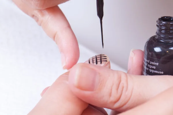 Procedimento de manicure — Fotografia de Stock