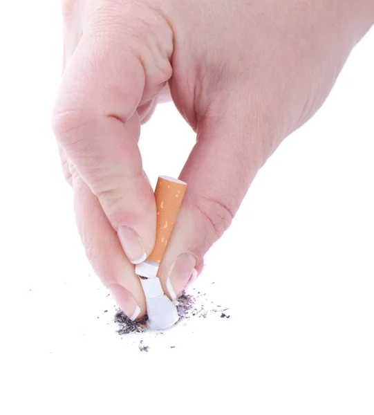 Stub out a cigarette — Stock Photo, Image