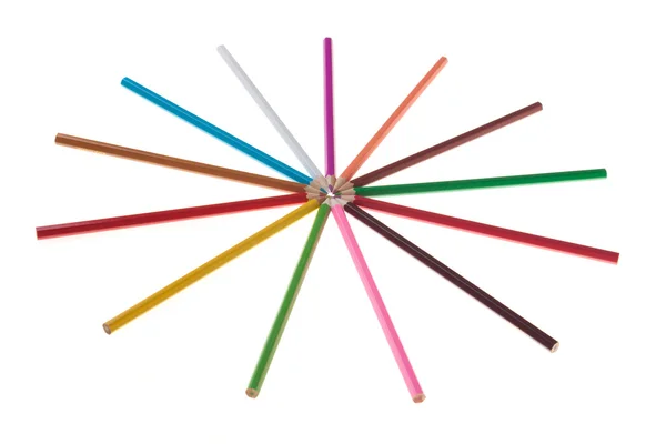 Renkli kalemler Aranjmanlar — Stok fotoğraf