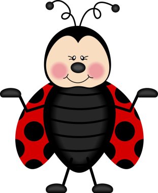 Joyful Ladybug clipart