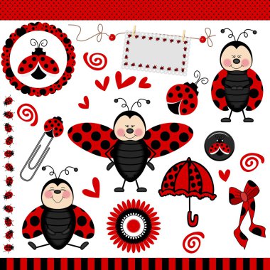 Ladybug Digital Scrapbook clipart