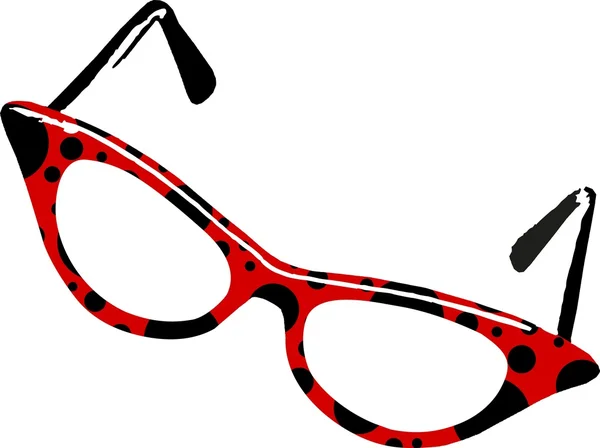 Marienkäferbrille — Stockvektor