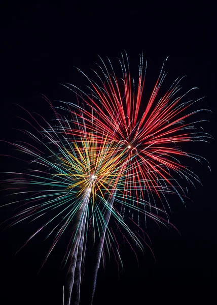 Pyrotechnic Colors — Stock Photo, Image